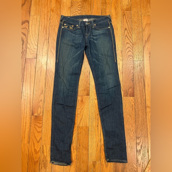 Vintage True Religion Stella Skinny Jeans Womens 29 Stretch Low Rise Denim - Picture 3 of 11